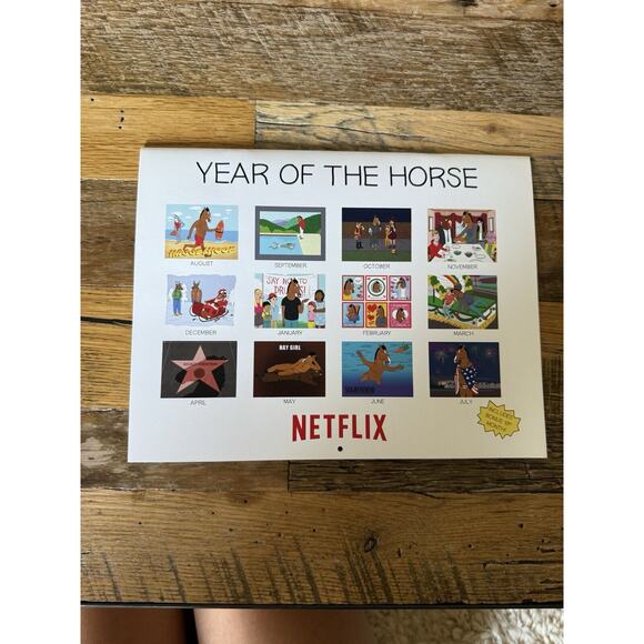 🐴 BoJack Horseman 2014 Promotional Calendar - Mint Condition - Picture 4 of 6